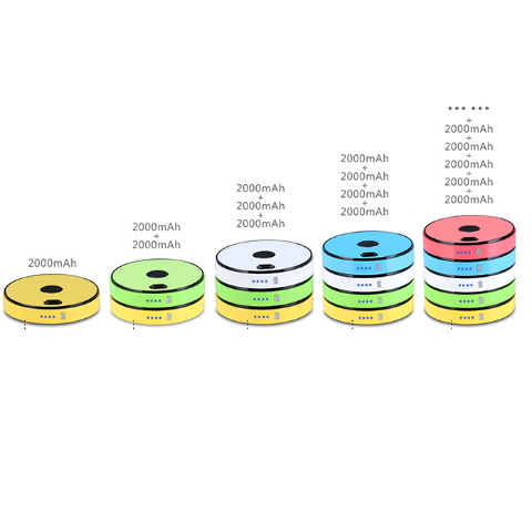 加叠式手機充電器 2000mAh 起